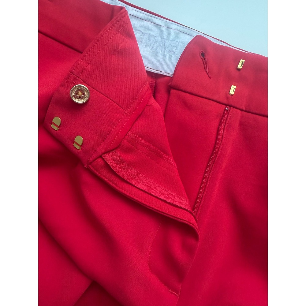 Michael Kors Samantha Red Ankle Pants Plus Size 24W Straight Leg Trousers - Picture 12 of 12